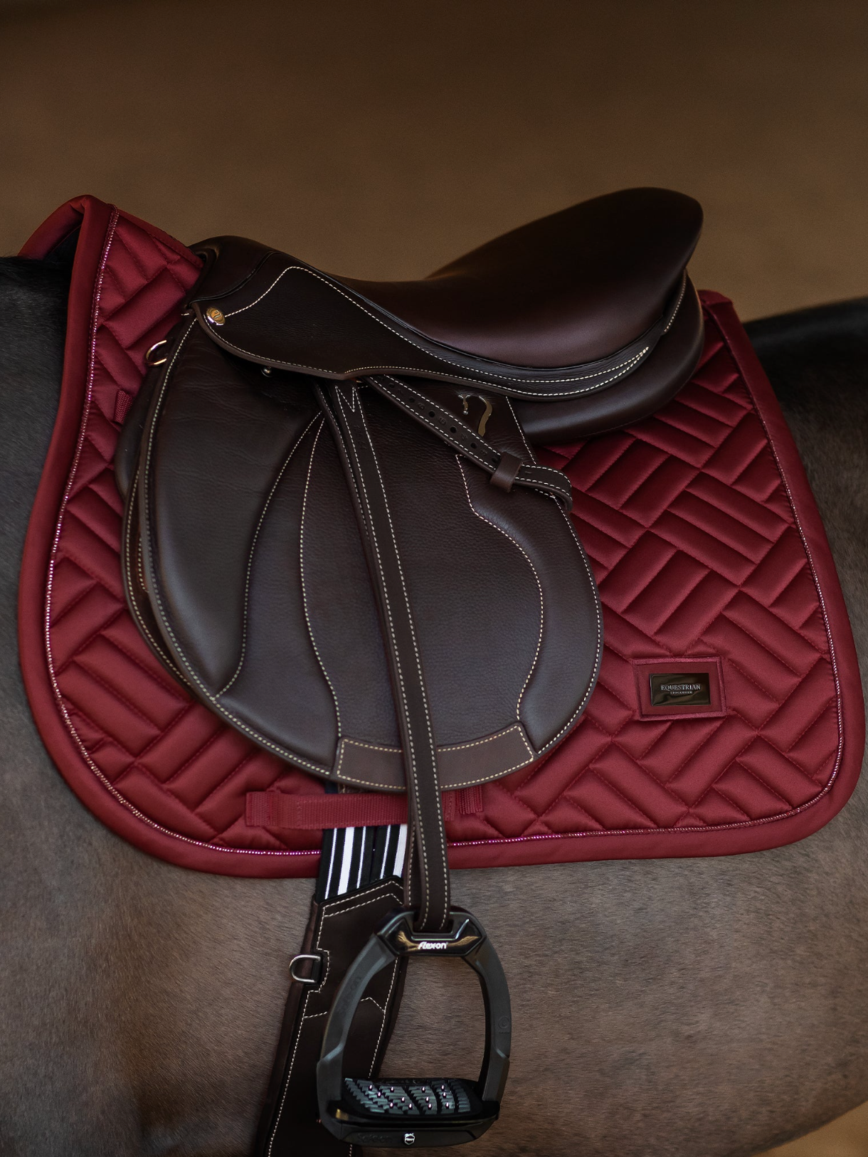 Deep Wine Jump Saddle Pad – Jewel Collection