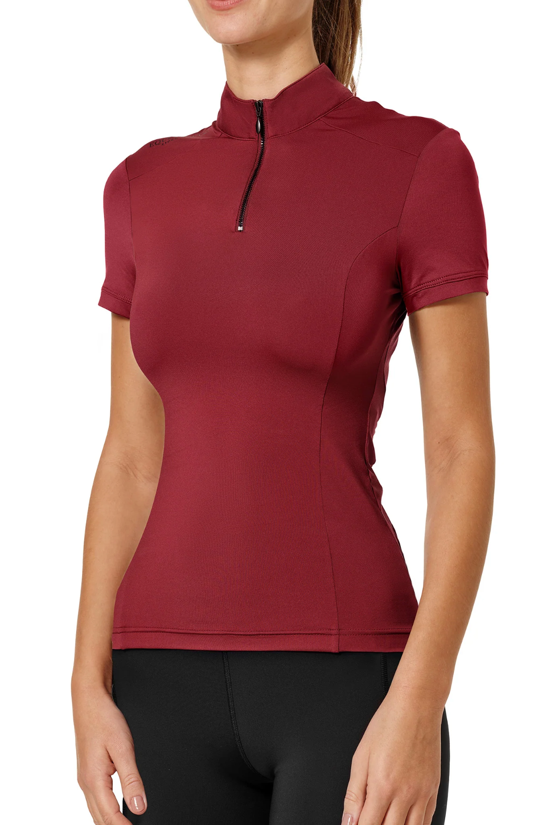 Top Short Sleeve Deep Wine - Jewel Collection