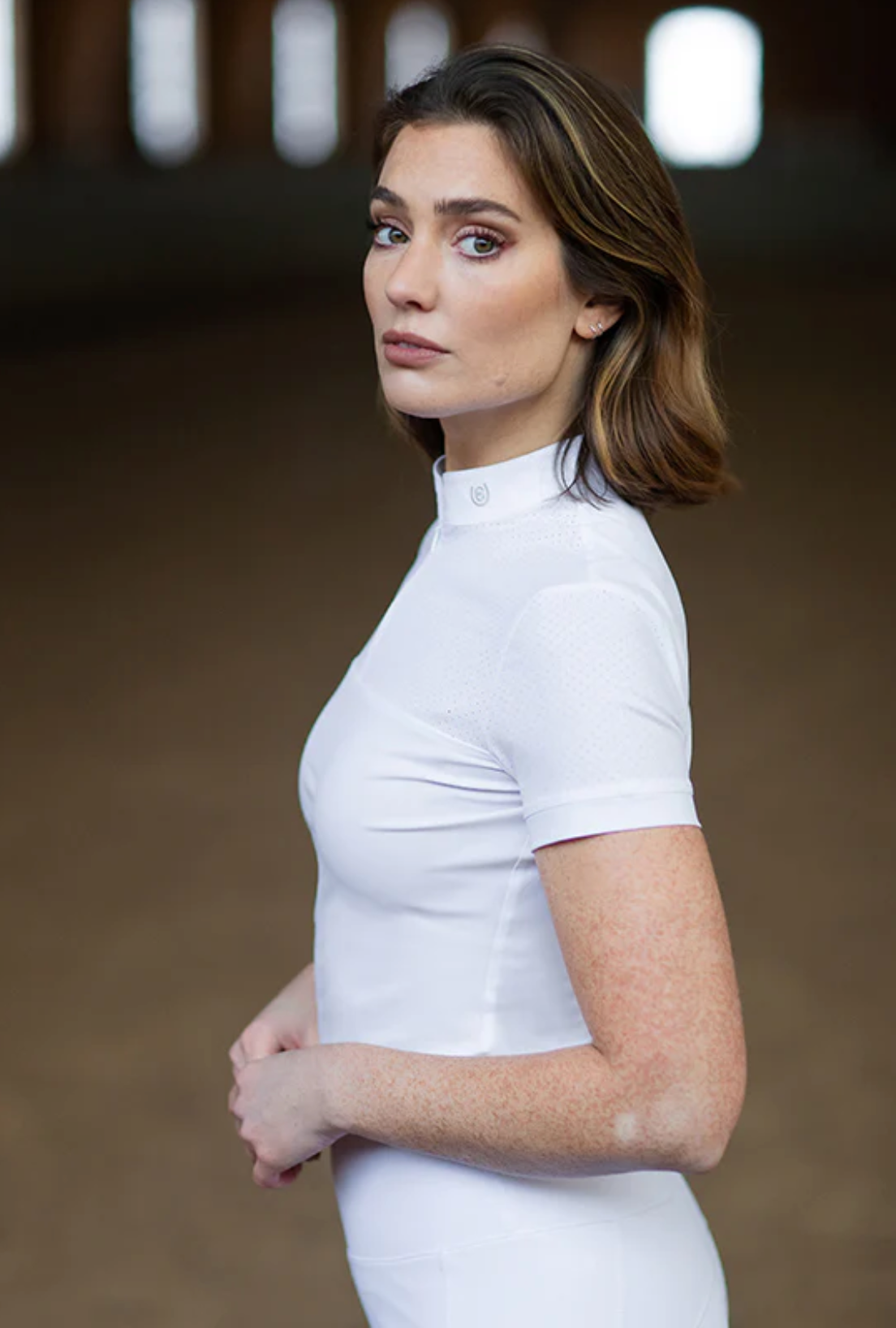 Top Short Sleeve Pearl Glow- Jewel Collection